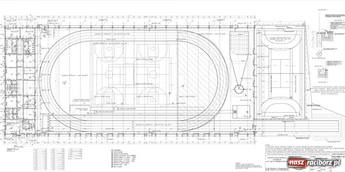 Zdjęcie w galerii na portalu naszraciborz.pl: Nowa hala lekkoatletyczna na jesień wiadomości z regionu