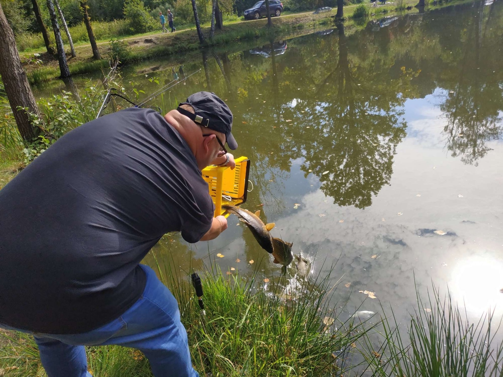 Zdjęcie w galerii na portalu naszraciborz.pl: Wędkarska rywalizacja o Puchar Dyrektora OSiR-u wiadomości z regionu