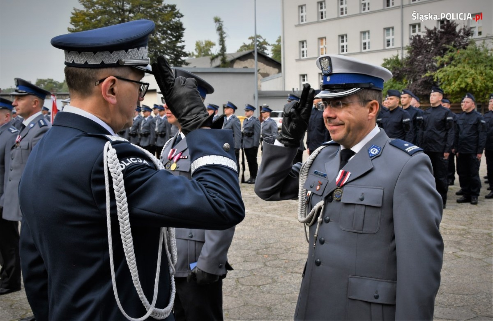 Zdjęcie w galerii na portalu naszraciborz.pl: Ponad stu nowych śląskich policjantów złożyło ślubowanie wiadomości z regionu