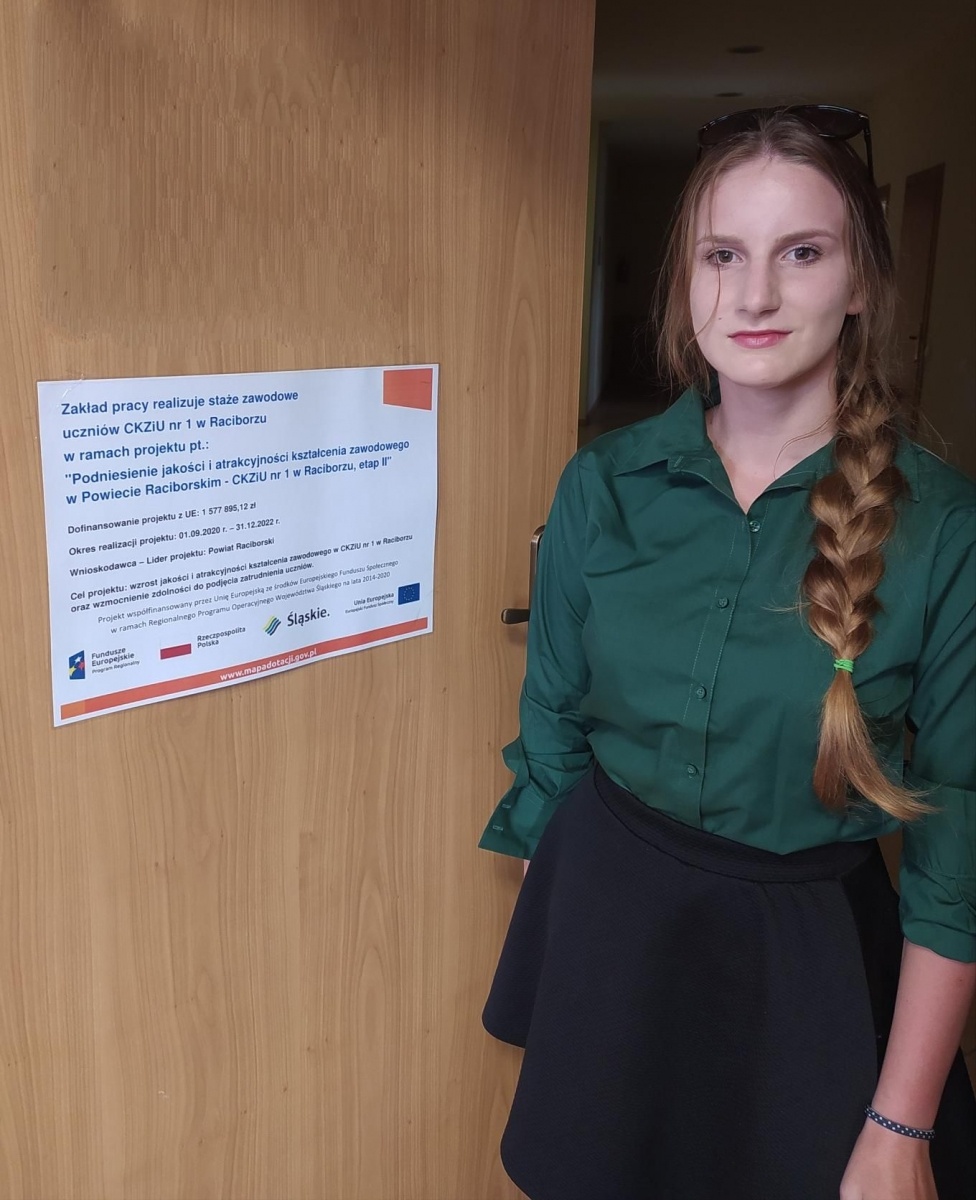 Zdjęcie w galerii na portalu naszraciborz.pl: Płatne staże zawodowe uczniów CKZiU nr 1 w Raciborzu wiadomości z regionu