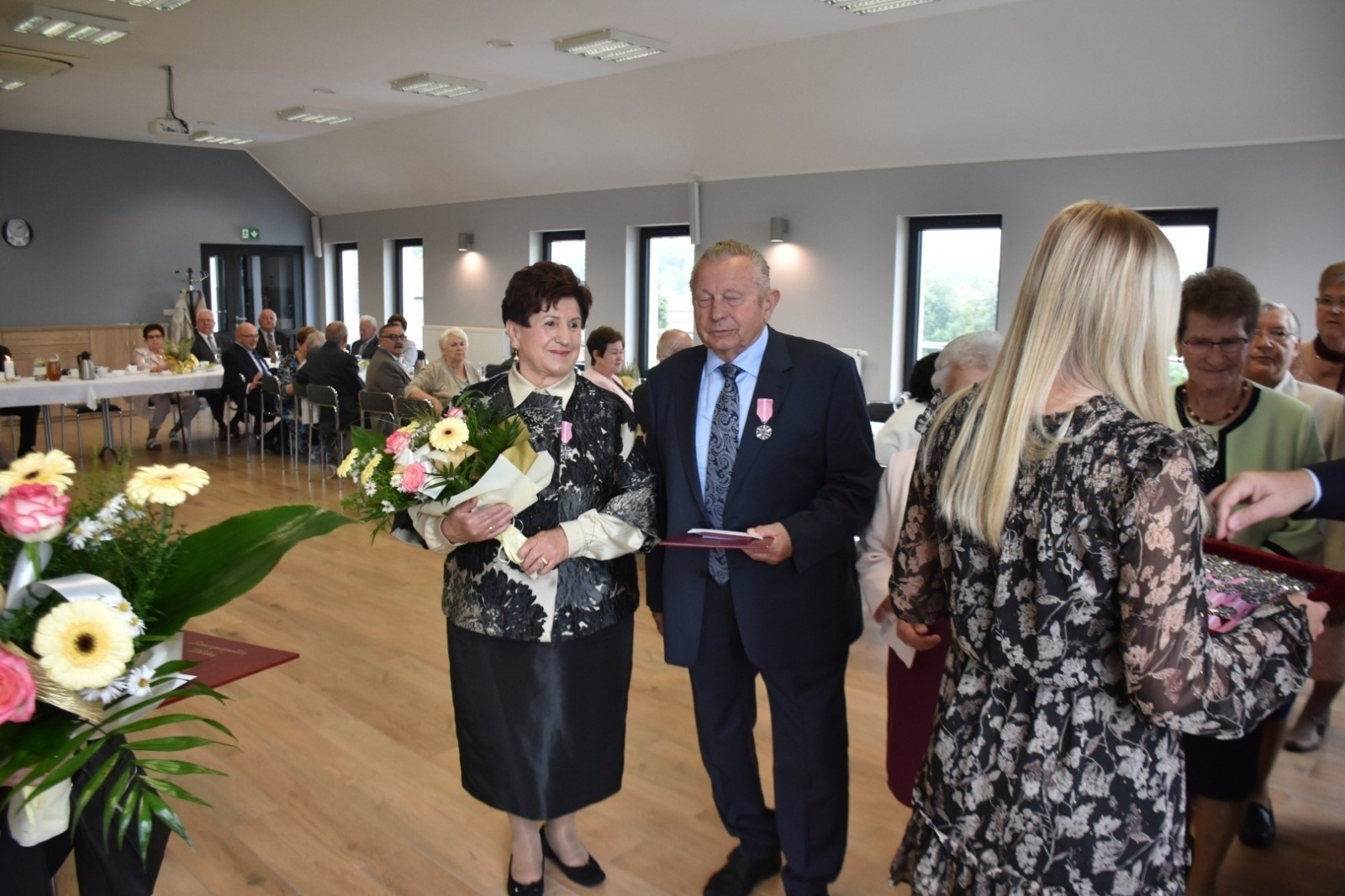 Zdjęcie w galerii na portalu naszraciborz.pl: Złote Gody w gm. Krzyżanowice. Medale wręczono w Rudyszwałdzie wiadomości z regionu