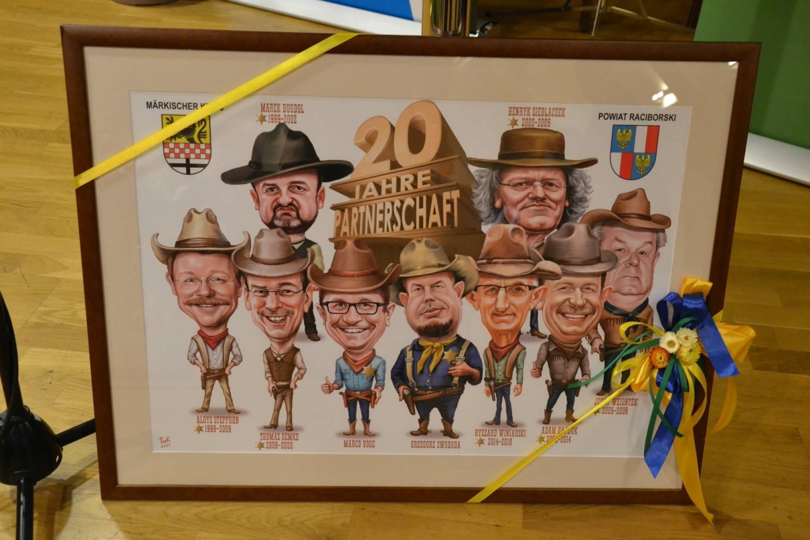 Zdjęcie w galerii na portalu naszraciborz.pl: Dziwięciu wspaniałych. Powiat podsumowuje 20 lat współpracy z Niemcami wiadomości z regionu