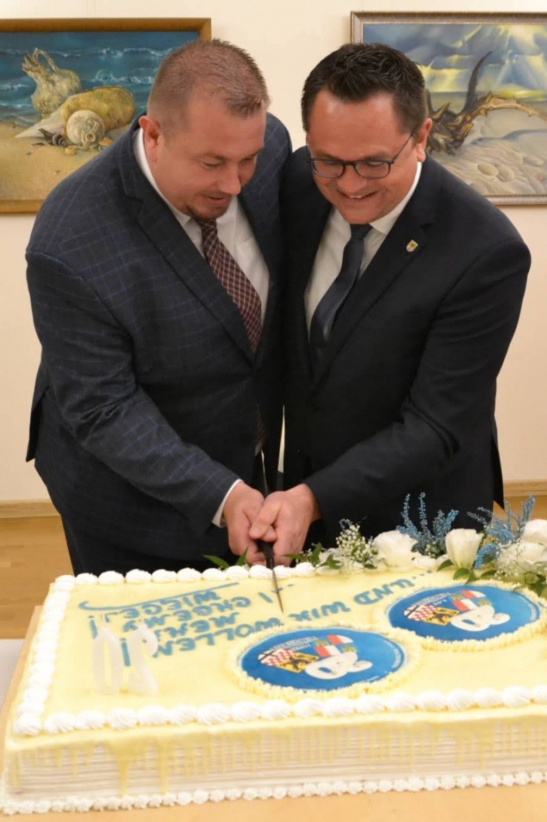 Zdjęcie w galerii na portalu naszraciborz.pl: Dziwięciu wspaniałych. Powiat podsumowuje 20 lat współpracy z Niemcami wiadomości z regionu