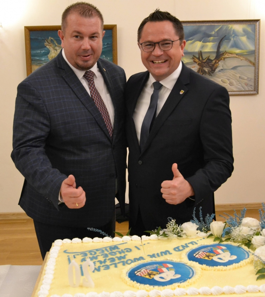 Zdjęcie w galerii na portalu naszraciborz.pl: Dziwięciu wspaniałych. Powiat podsumowuje 20 lat współpracy z Niemcami wiadomości z regionu