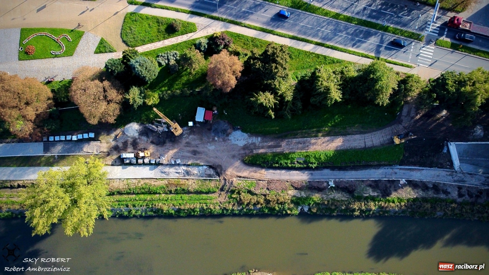 Zdjęcie w galerii na portalu naszraciborz.pl: Zagospodarowanie lewostronnych bulwarów - zbliża się finał prac [FOTO i WIDEO] wiadomości z regionu