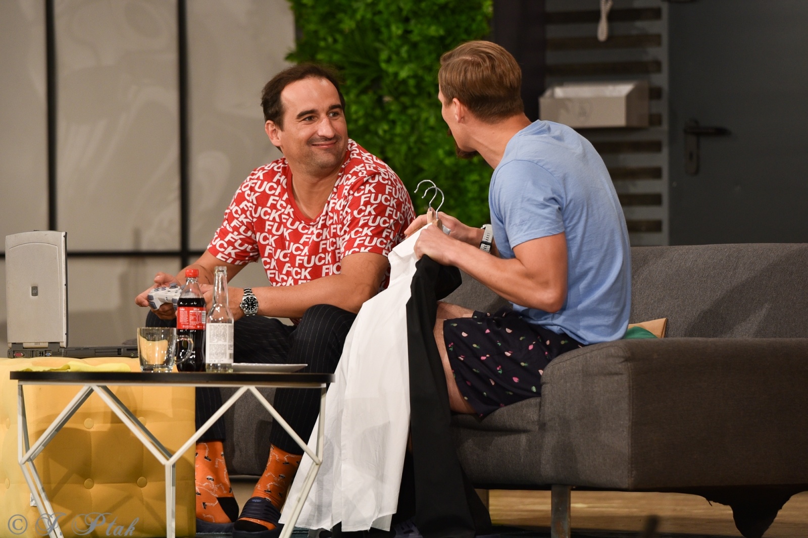 Zdjęcie w galerii na portalu naszraciborz.pl: Wąsik, czyli komedia w doborowej obsadzie na scenie RCK wiadomości z regionu