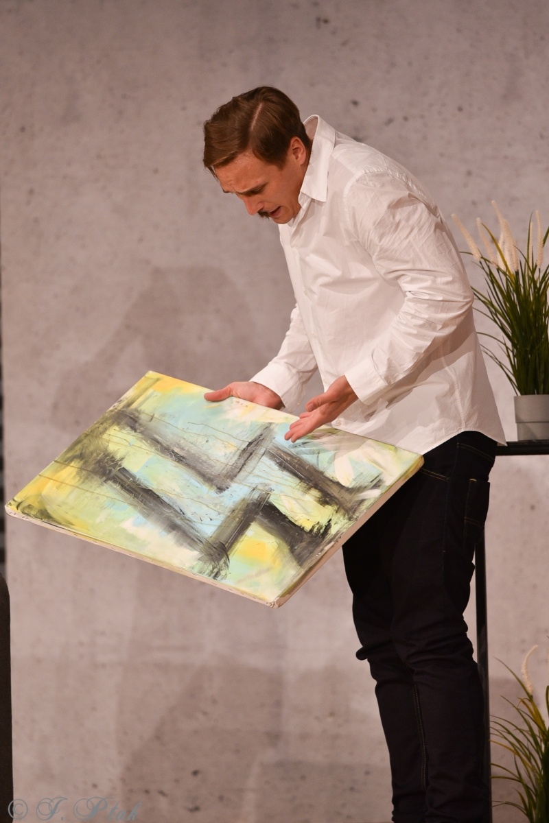 Zdjęcie w galerii na portalu naszraciborz.pl: Wąsik, czyli komedia w doborowej obsadzie na scenie RCK wiadomości z regionu