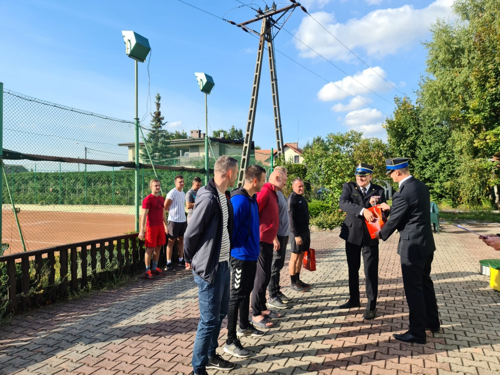 Zdjęcie w galerii na portalu naszraciborz.pl: Strażak z Raciborza wicemistrzem Śląska w tenisie ziemnym wiadomości z regionu