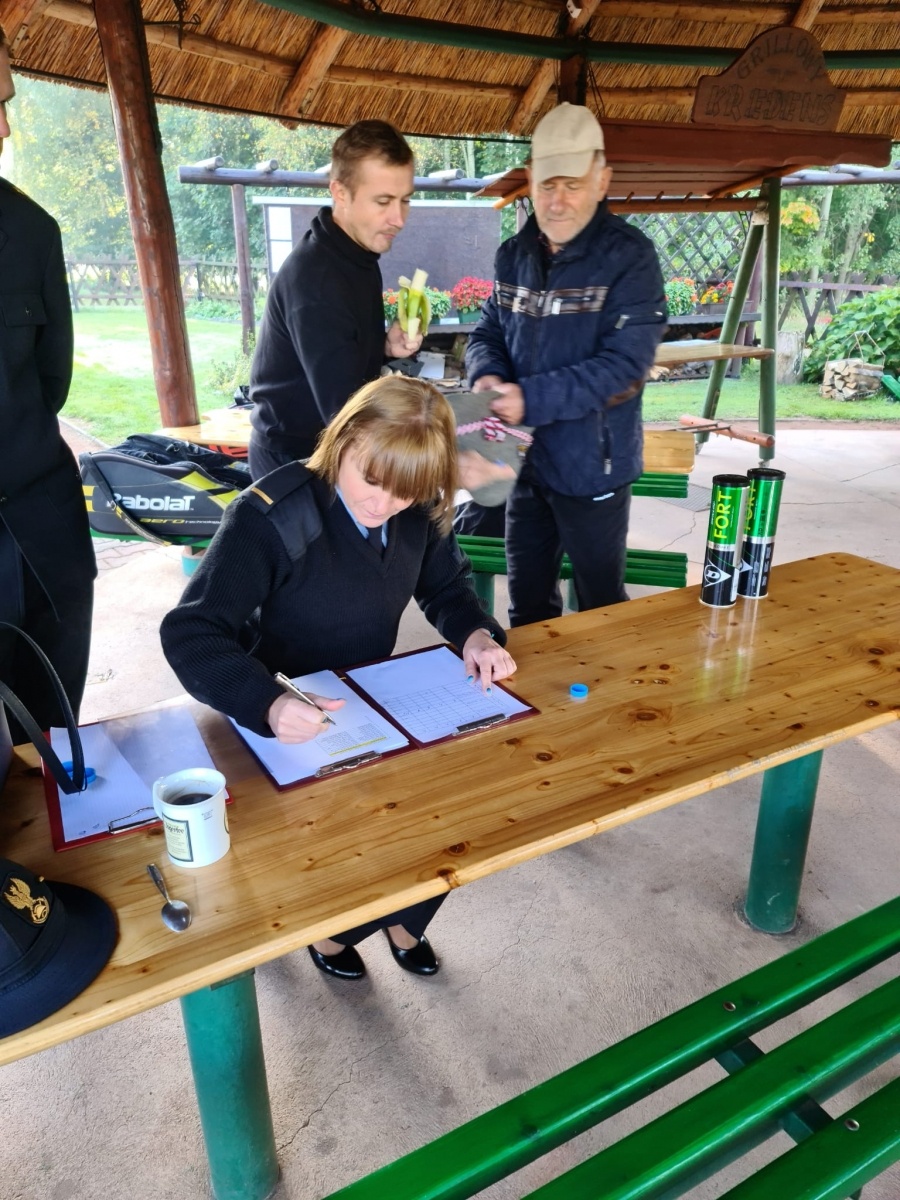 Zdjęcie w galerii na portalu naszraciborz.pl: Strażak z Raciborza wicemistrzem Śląska w tenisie ziemnym wiadomości z regionu