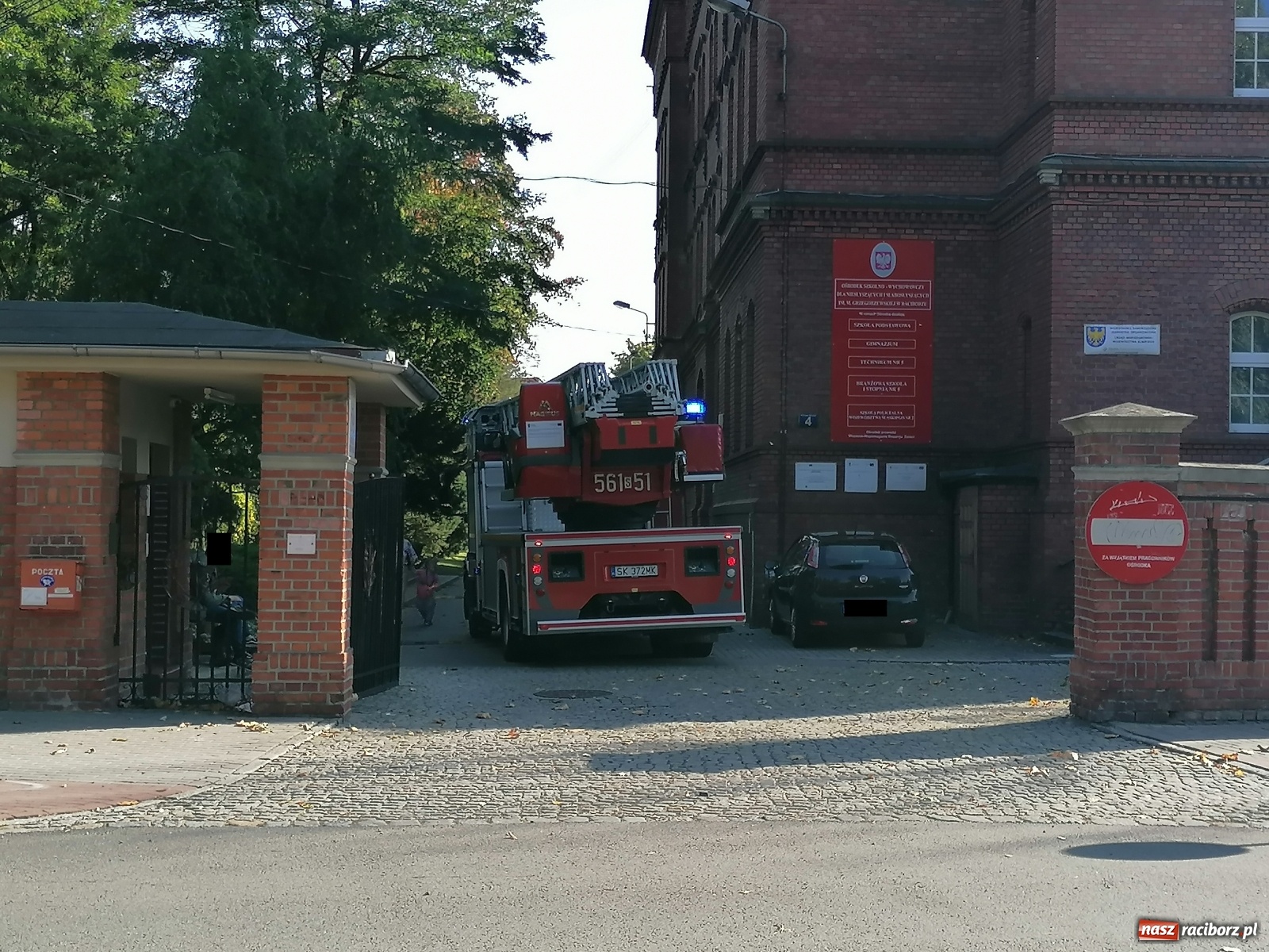 Zdjęcie w galerii na portalu naszraciborz.pl: Drzewo runęło na samochody [FOTO]. Plama długa na 10 km na DW 935 wiadomości z regionu