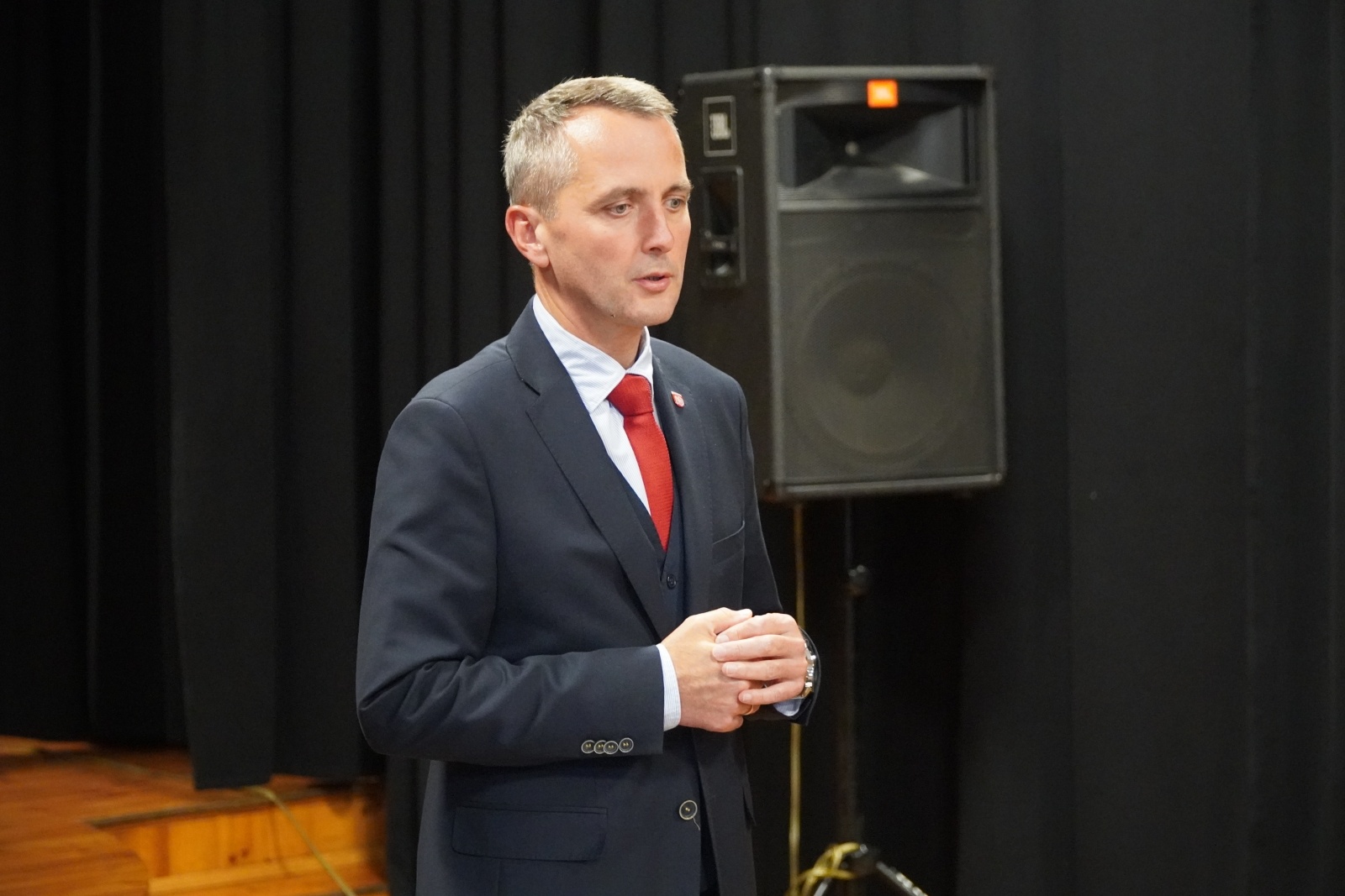 Zdjęcie w galerii na portalu naszraciborz.pl: Objazd miasta trwa. Prezydent w parafii św. Mikołaja wiadomości z regionu