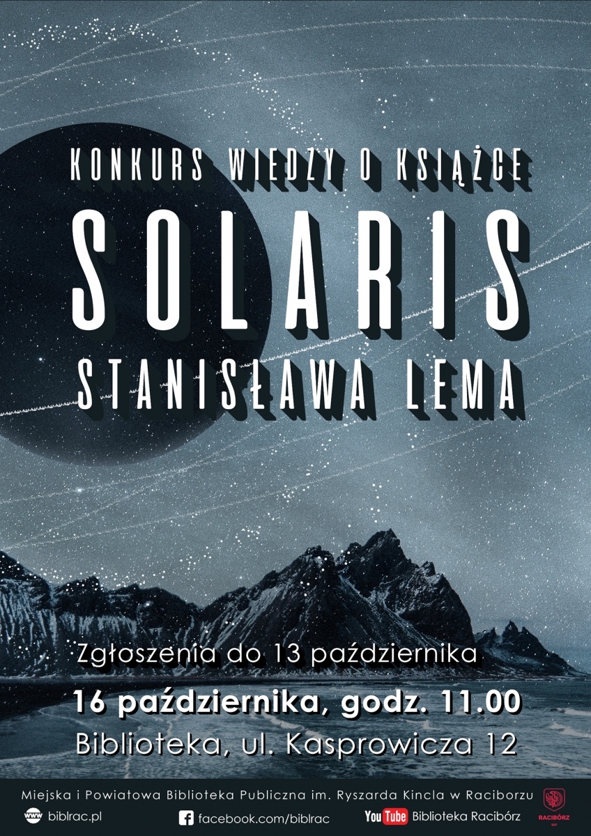 Zdjęcie w galerii na portalu naszraciborz.pl: Nadchodzący tydzień z raciborską Biblioteką wiadomości z regionu