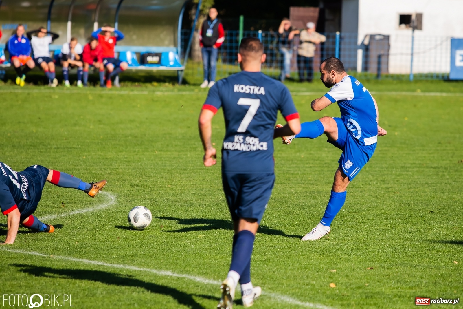 Zdjęcie w galerii na portalu naszraciborz.pl: Pogrom w Krzanowicach. Kolejne trzy punkty Unii Racibórz [FOTO] wiadomości z regionu