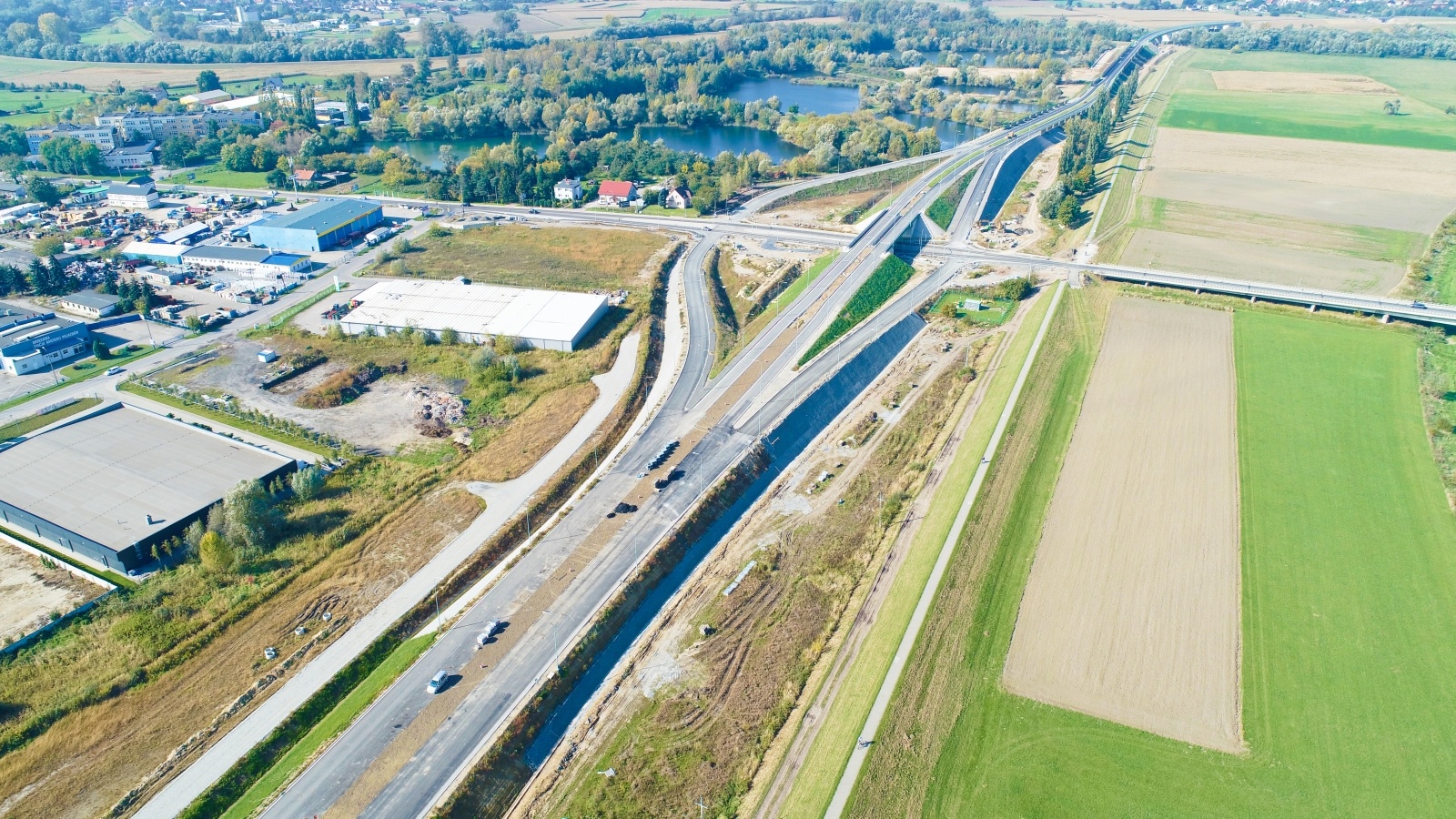 Zdjęcie w galerii na portalu naszraciborz.pl: Wschodnia obwodnica Raciborza - najnowsze zdjęcia i wideo wiadomości z regionu
