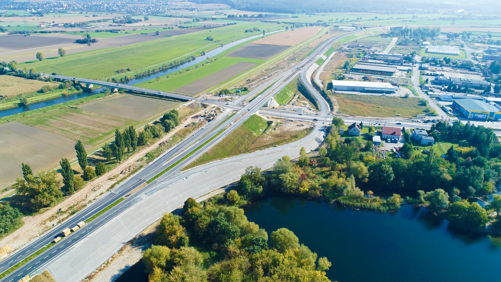 Zdjęcie w galerii na portalu naszraciborz.pl: Wschodnia obwodnica Raciborza - najnowsze zdjęcia i wideo wiadomości z regionu