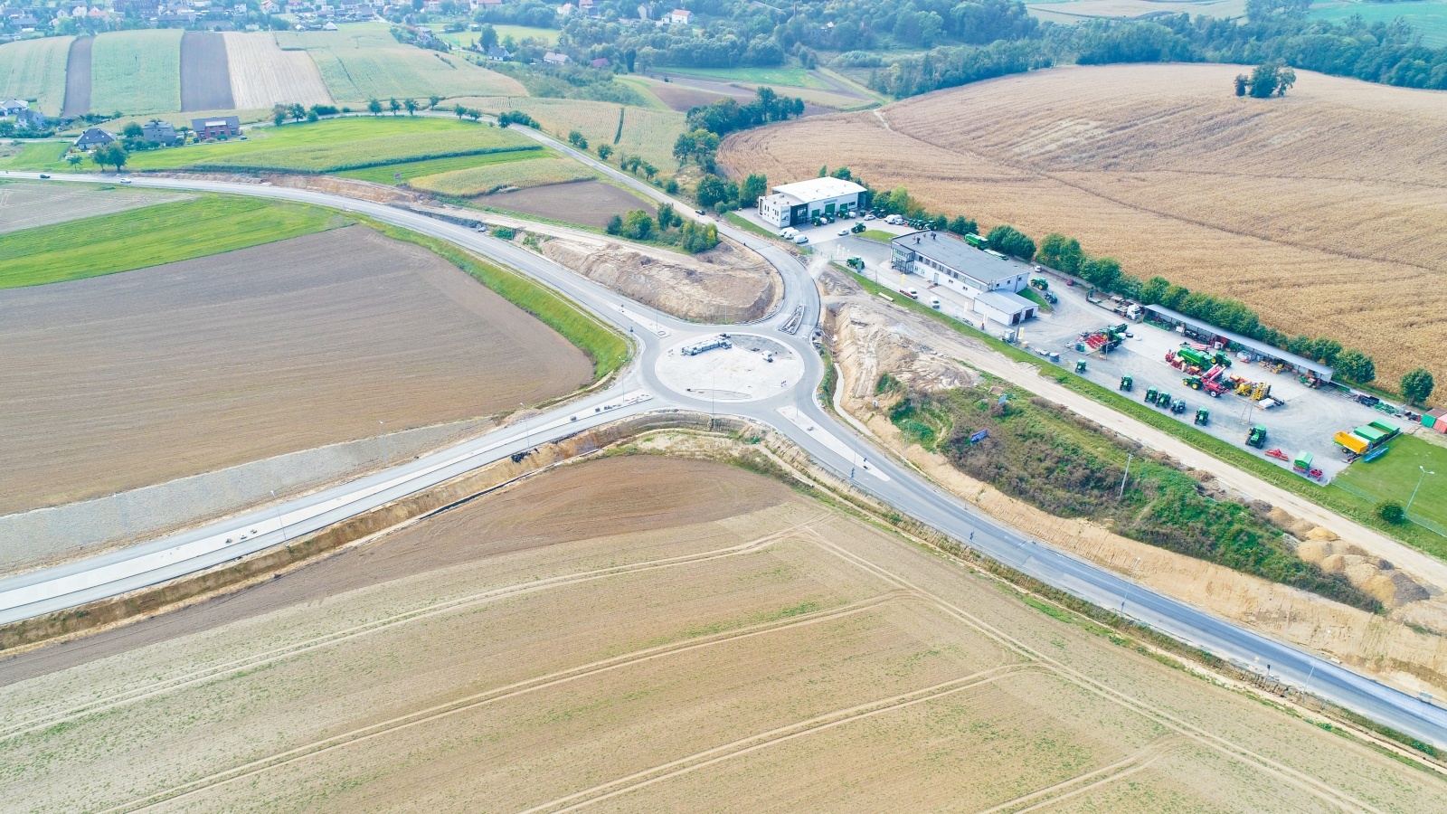 Zdjęcie w galerii na portalu naszraciborz.pl: Wschodnia obwodnica Raciborza - najnowsze zdjęcia i wideo wiadomości z regionu