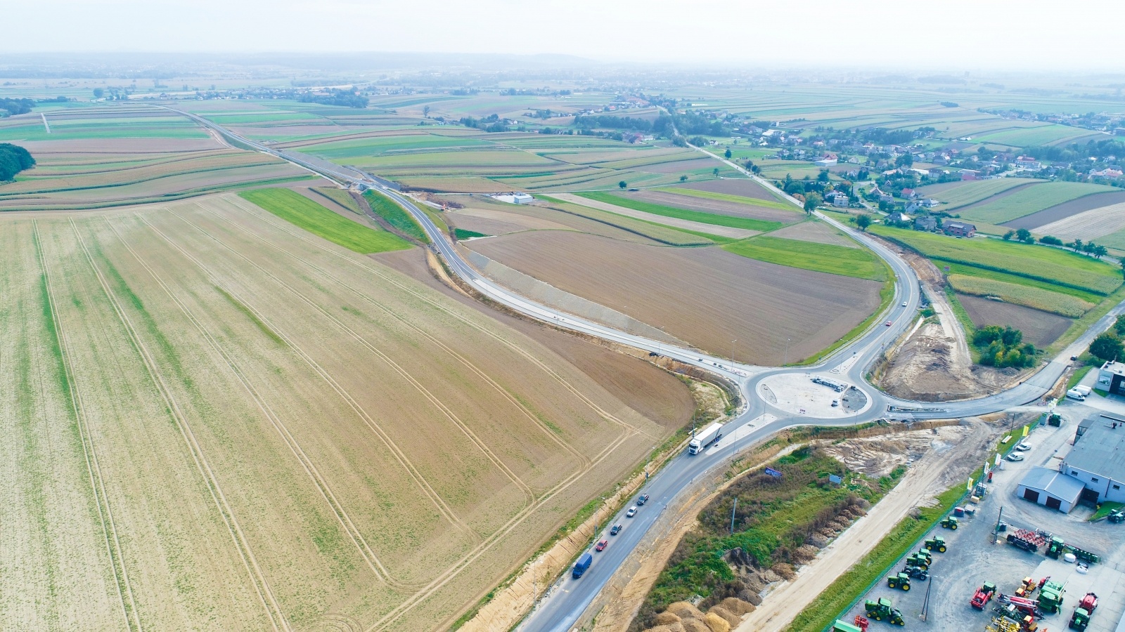 Zdjęcie w galerii na portalu naszraciborz.pl: Wschodnia obwodnica Raciborza - najnowsze zdjęcia i wideo wiadomości z regionu