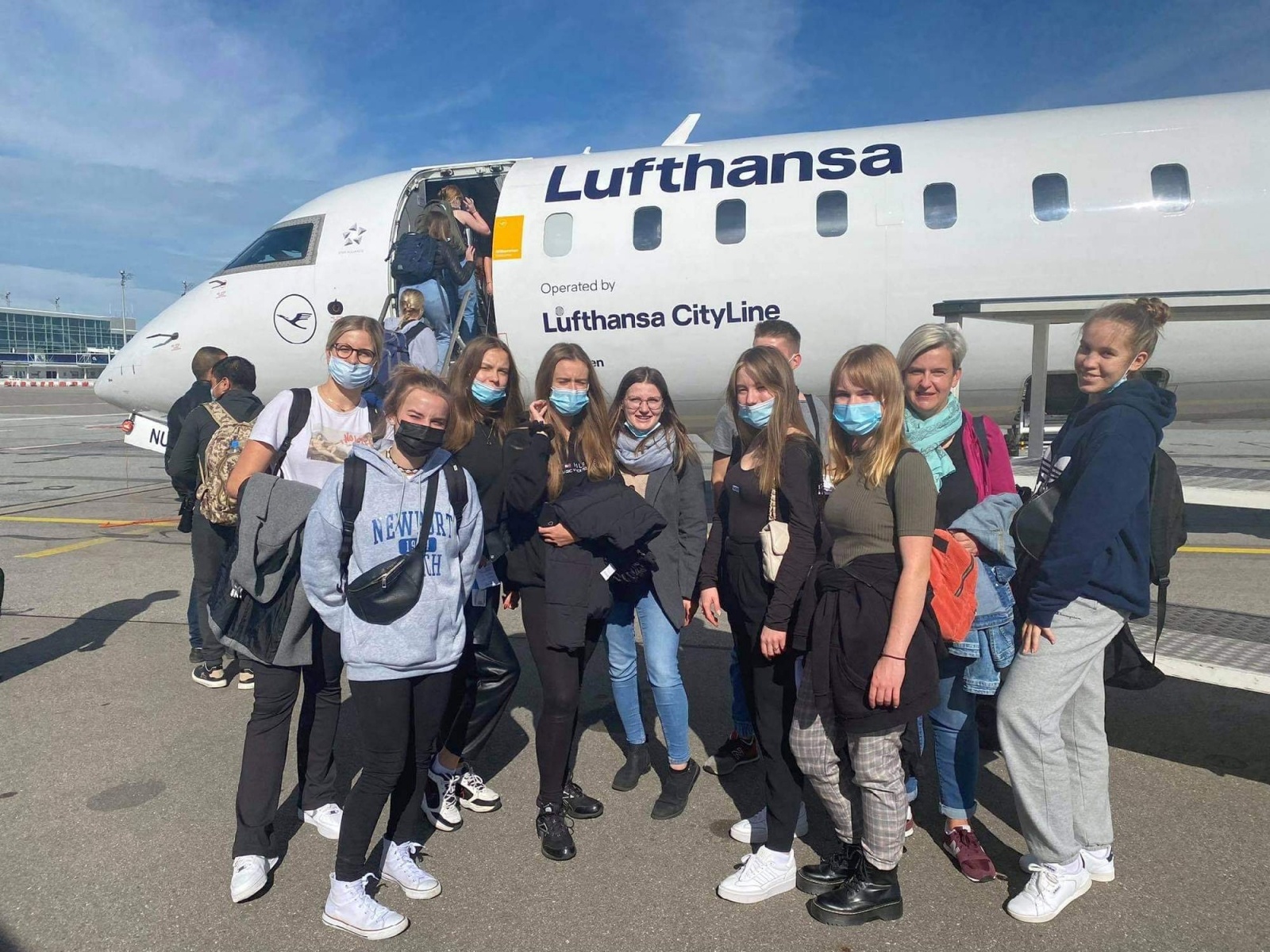 Zdjęcie w galerii na portalu naszraciborz.pl: Młodzież z Kasprowicza w luksemburskiej Ecole de Gestion et de Commerce wiadomości z regionu