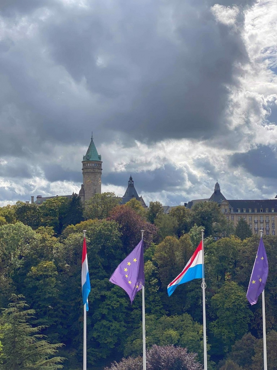 Zdjęcie w galerii na portalu naszraciborz.pl: Młodzież z Kasprowicza w luksemburskiej Ecole de Gestion et de Commerce wiadomości z regionu