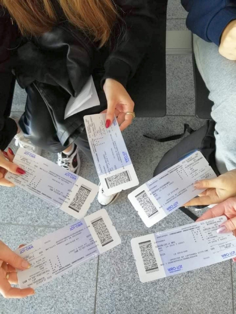 Zdjęcie w galerii na portalu naszraciborz.pl: Młodzież z Kasprowicza w luksemburskiej Ecole de Gestion et de Commerce wiadomości z regionu