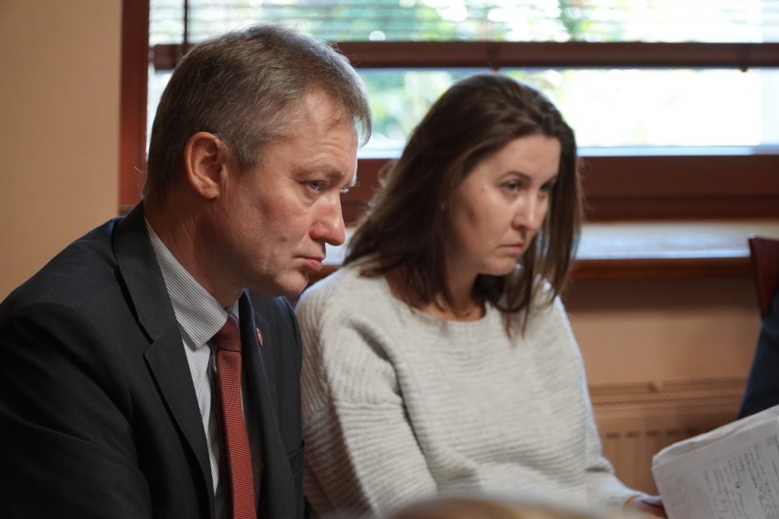 Zdjęcie w galerii na portalu naszraciborz.pl: Początek był nerwowy. Spotkanie władz miasta z wykonawcą robót na DW 935 Racibórz-Rybnik wiadomości z regionu