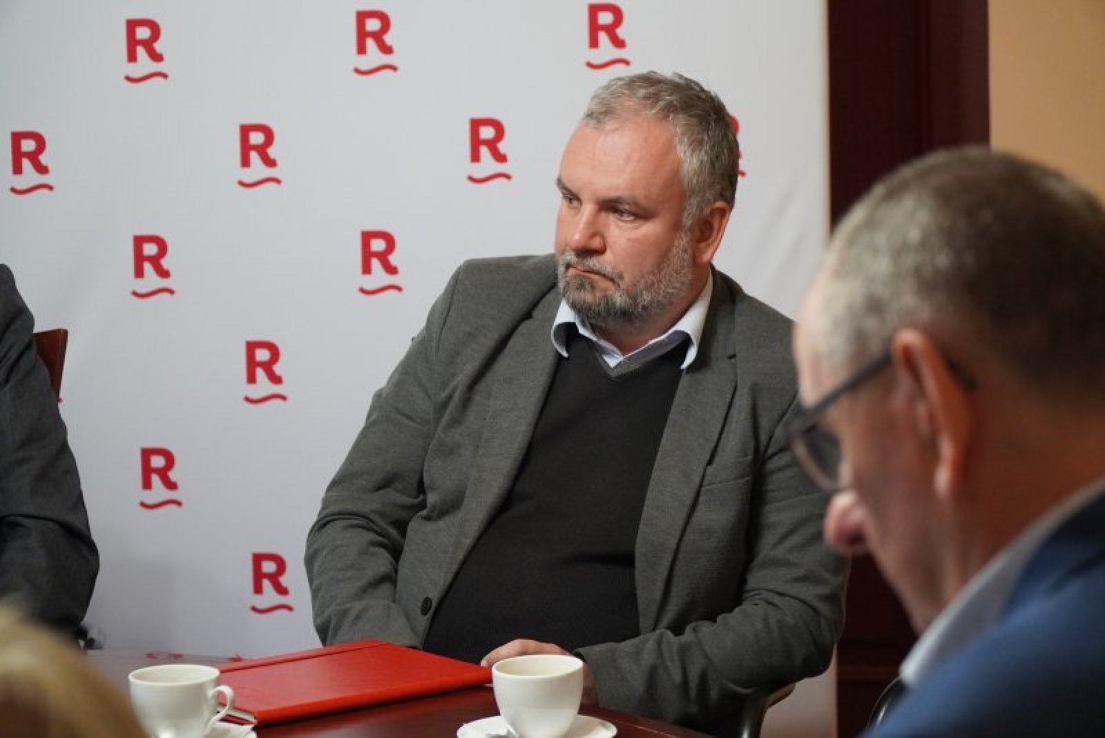 Zdjęcie w galerii na portalu naszraciborz.pl: Początek był nerwowy. Spotkanie władz miasta z wykonawcą robót na DW 935 Racibórz-Rybnik wiadomości z regionu