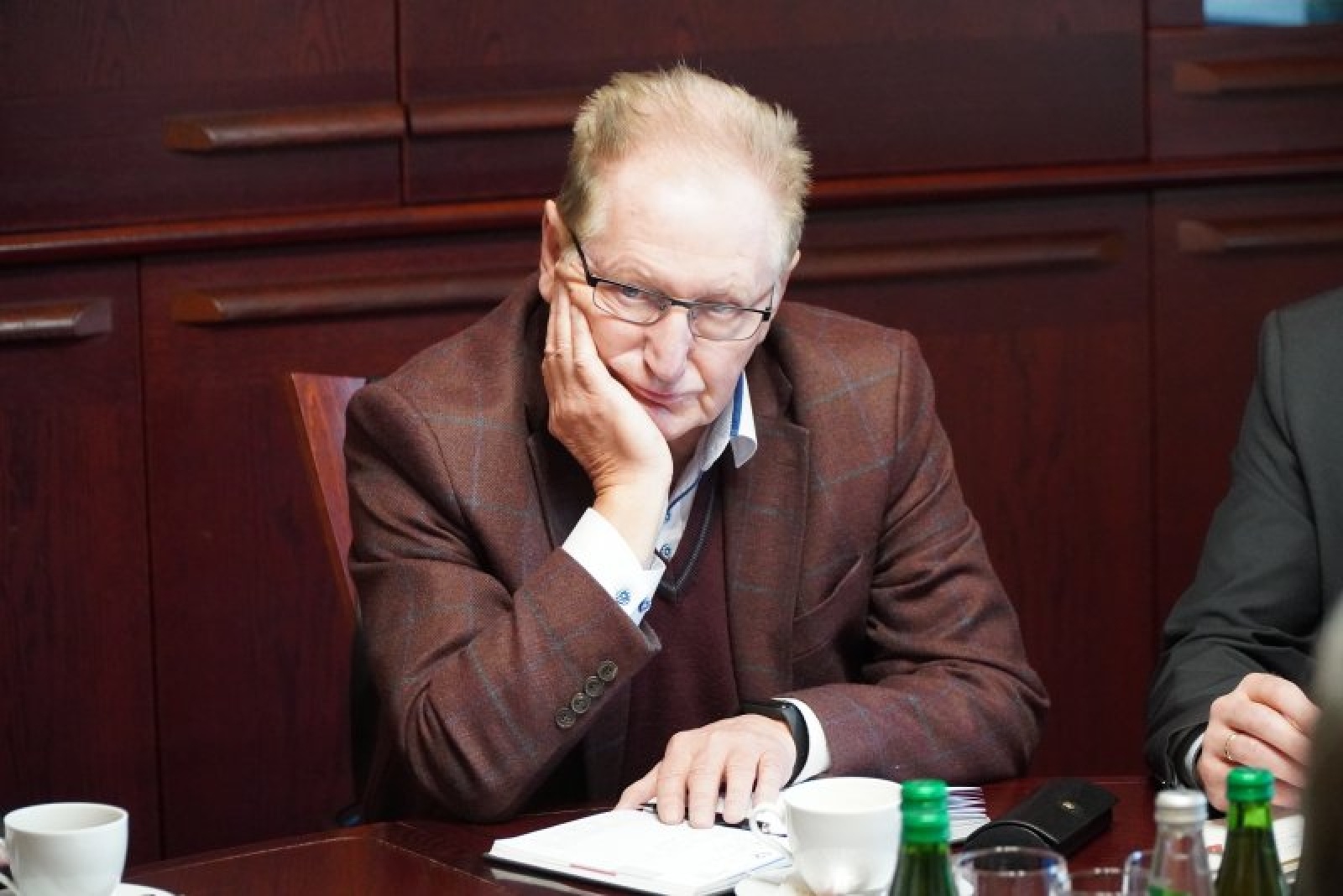 Zdjęcie w galerii na portalu naszraciborz.pl: Początek był nerwowy. Spotkanie władz miasta z wykonawcą robót na DW 935 Racibórz-Rybnik wiadomości z regionu