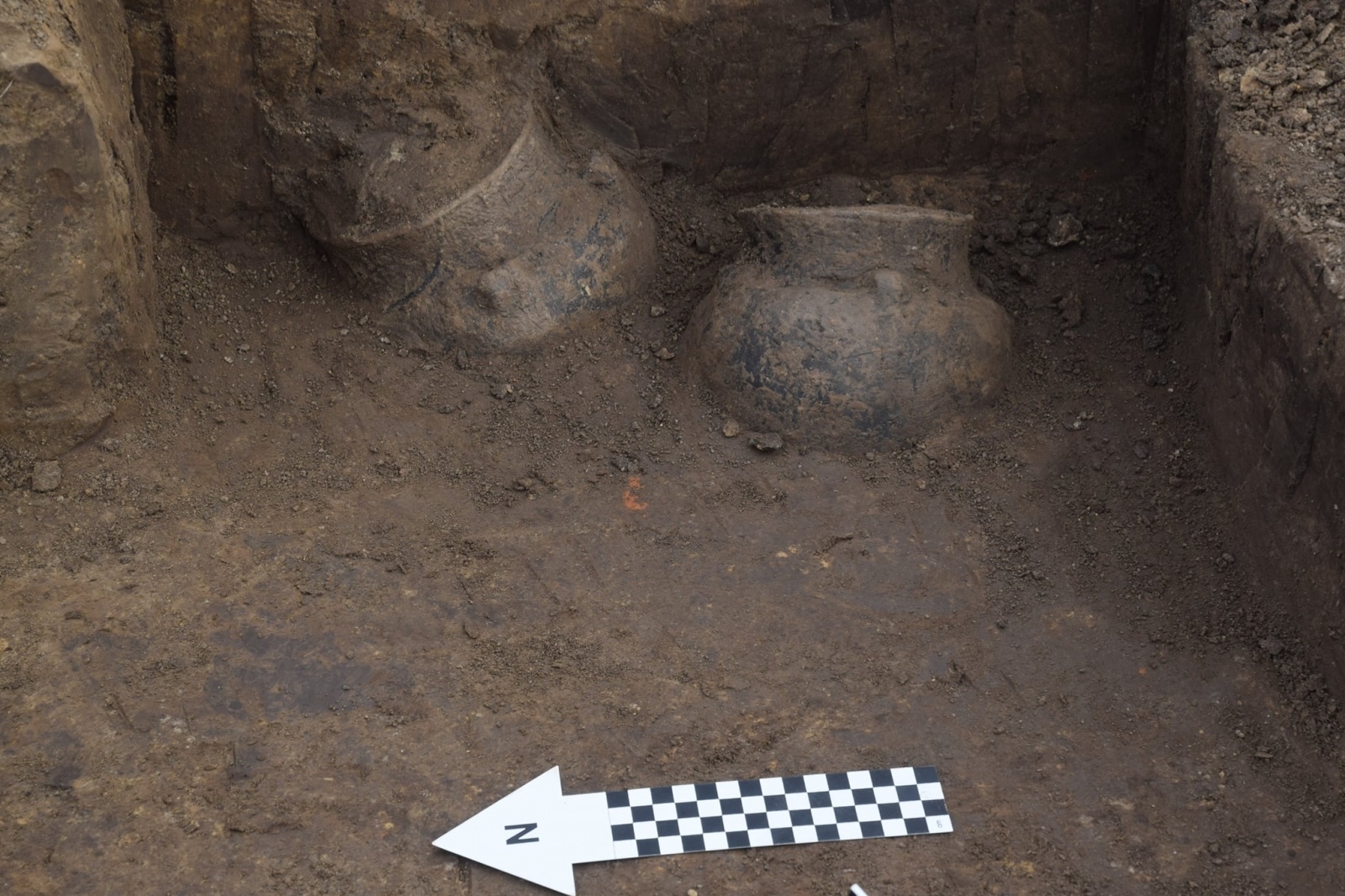 Zdjęcie w galerii na portalu naszraciborz.pl: Podczas wykopalisk na Starej Wsi odkryto amfory wiadomości z regionu