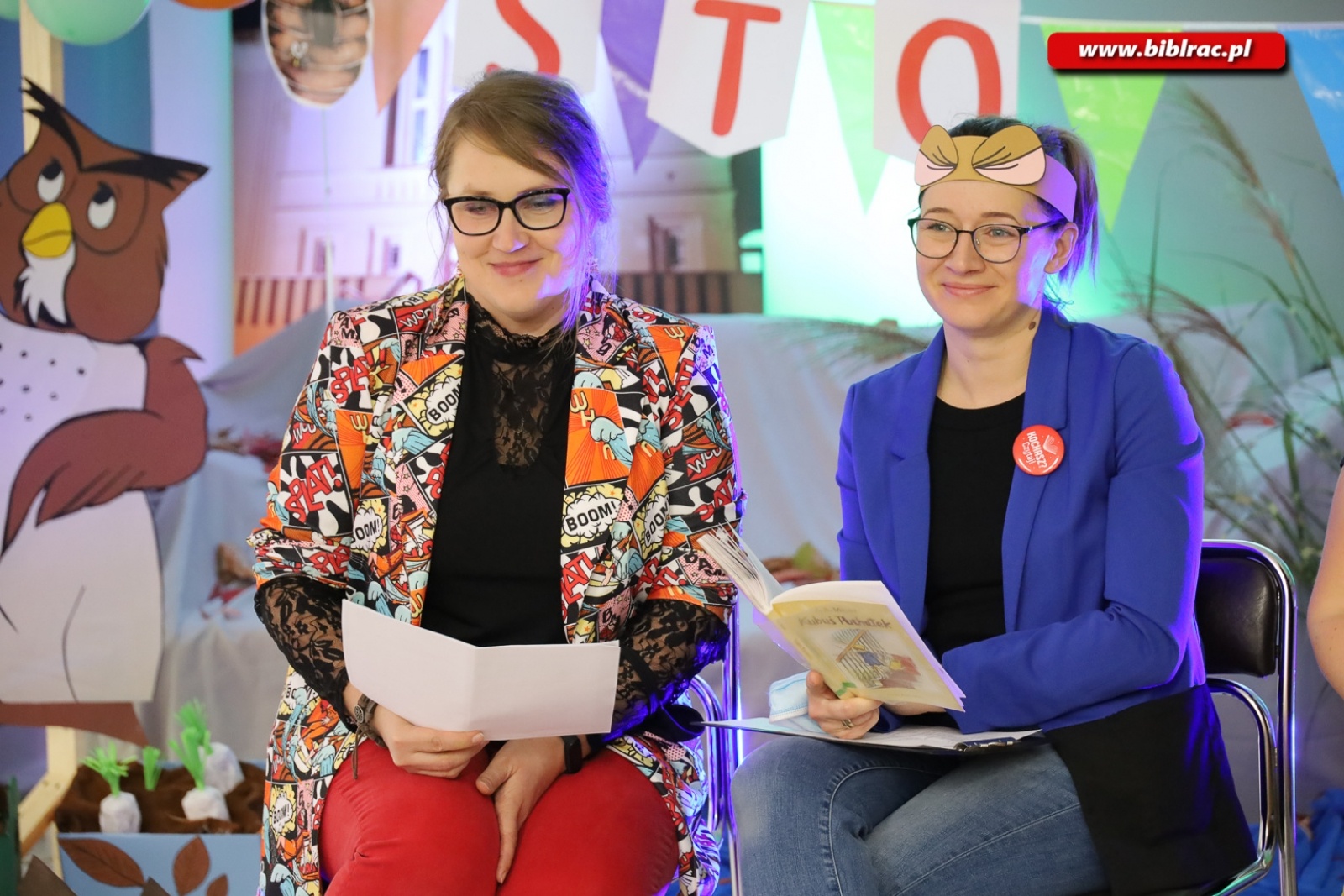 Zdjęcie w galerii na portalu naszraciborz.pl: Stumilowy Las wyrósł w bibliotece. Za nami Urodziny Kubusia Puchatka wiadomości z regionu