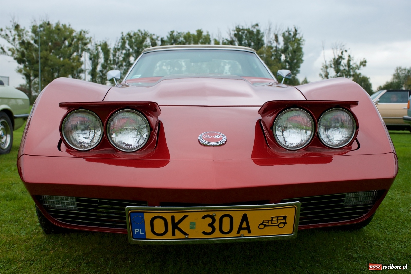 Zdjęcie w galerii na portalu naszraciborz.pl: Amerykański krążownik szos na zlocie w Zabełkowie [FOTO i WIDEO] wiadomości z regionu