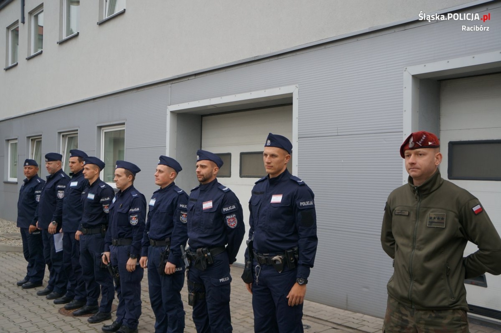 Zdjęcie w galerii na portalu naszraciborz.pl: EGIDA-21. Komenda policji w Raciborzu przeznaczona militaryzacji! Rezerwiści wezwani na ćwiczenia wiadomości z regionu