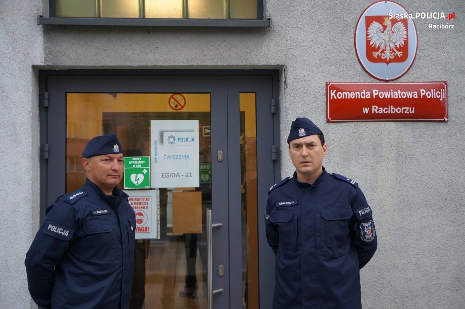 Zdjęcie w galerii na portalu naszraciborz.pl: EGIDA-21. Komenda policji w Raciborzu przeznaczona militaryzacji! Rezerwiści wezwani na ćwiczenia wiadomości z regionu