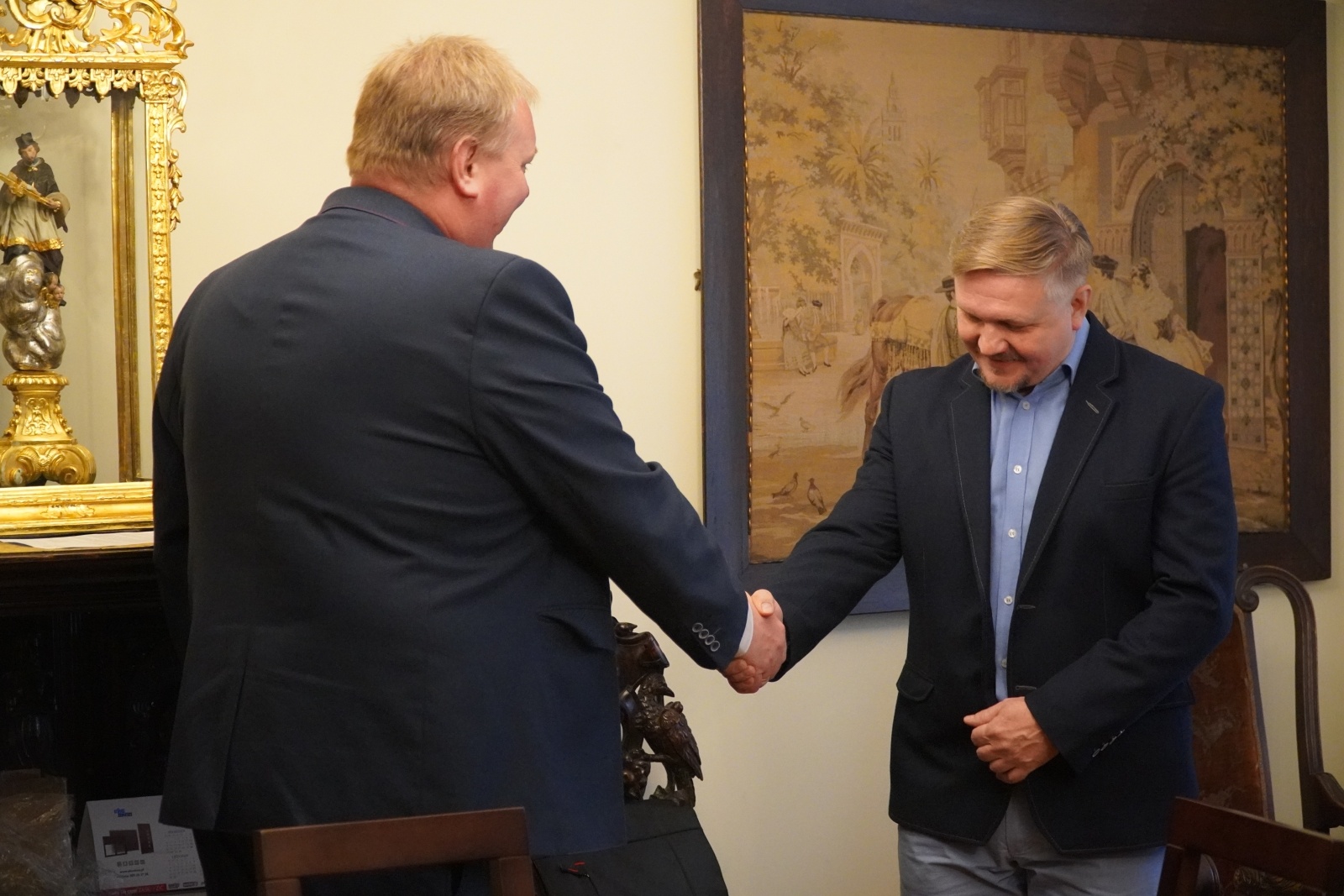 Zdjęcie w galerii na portalu naszraciborz.pl: Romuald Turakiewicz oficjalnie przywitany jako dyrektor Muzeum wiadomości z regionu