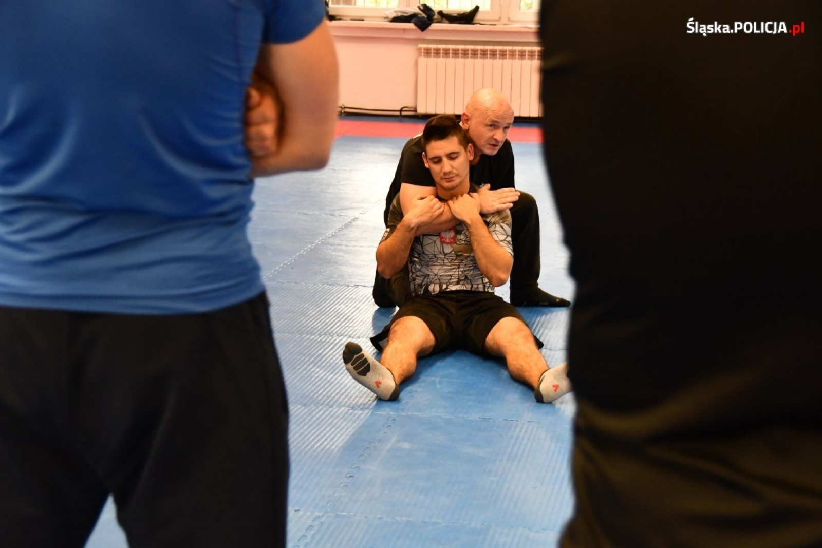 Zdjęcie w galerii na portalu naszraciborz.pl: Instruktorzy technik i taktyki interwencji przeszli szkolenie wiadomości z regionu