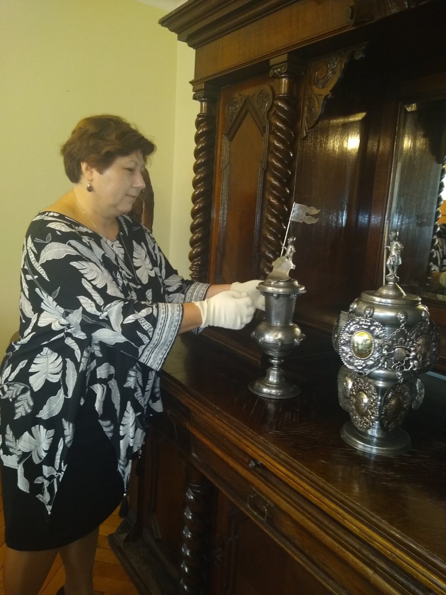 Zdjęcie w galerii na portalu naszraciborz.pl: Cechowe wilkomy wróciły do Muzeum wiadomości z regionu