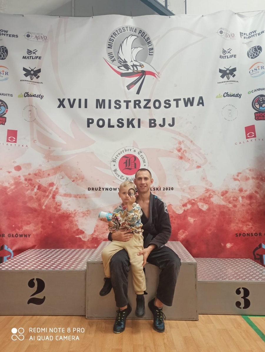 Zdjęcie w galerii na portalu naszraciborz.pl: Srebro Tarnawskiego na Mistrzostwach Polski w BJJ wiadomości z regionu