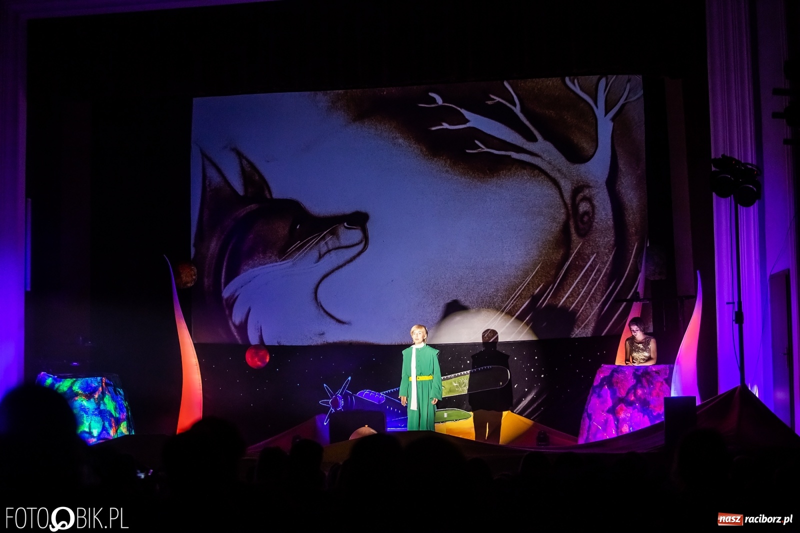 Zdjęcie w galerii na portalu naszraciborz.pl: Mały Książę - wyjątkowy spektakl w RCK wiadomości z regionu