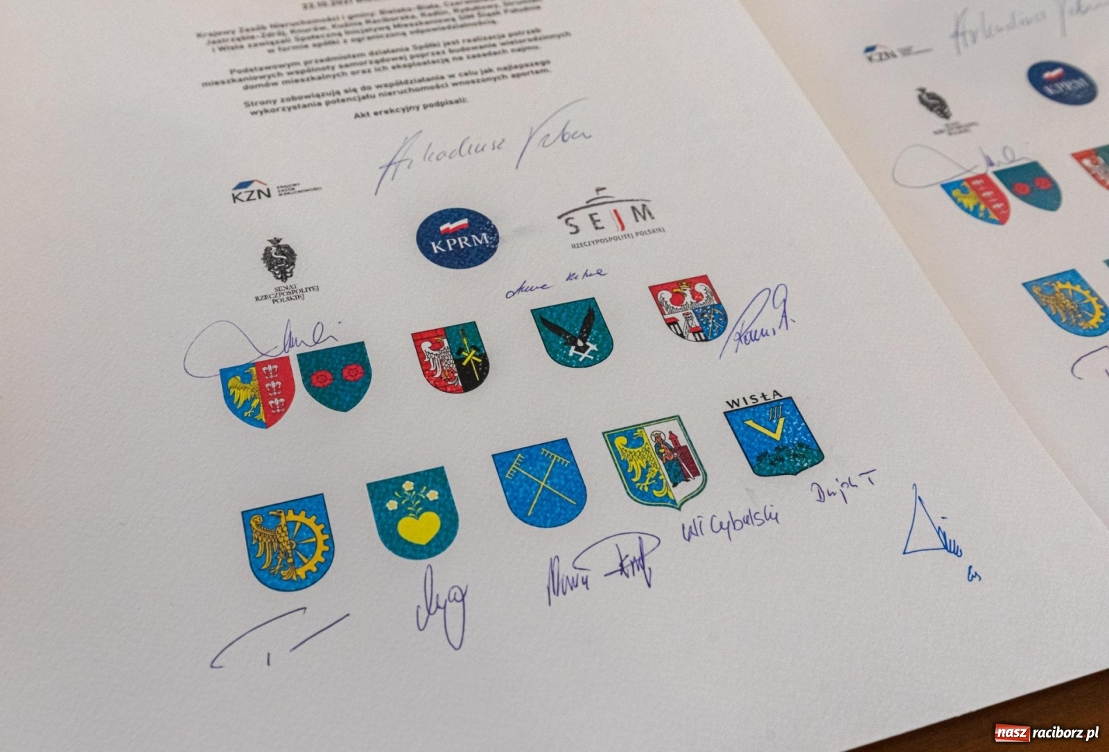 Zdjęcie w galerii na portalu naszraciborz.pl: Kuźnia Raciborska przystąpiła do SIM Śląsk Południe. Racibórz nie chciał wiadomości z regionu