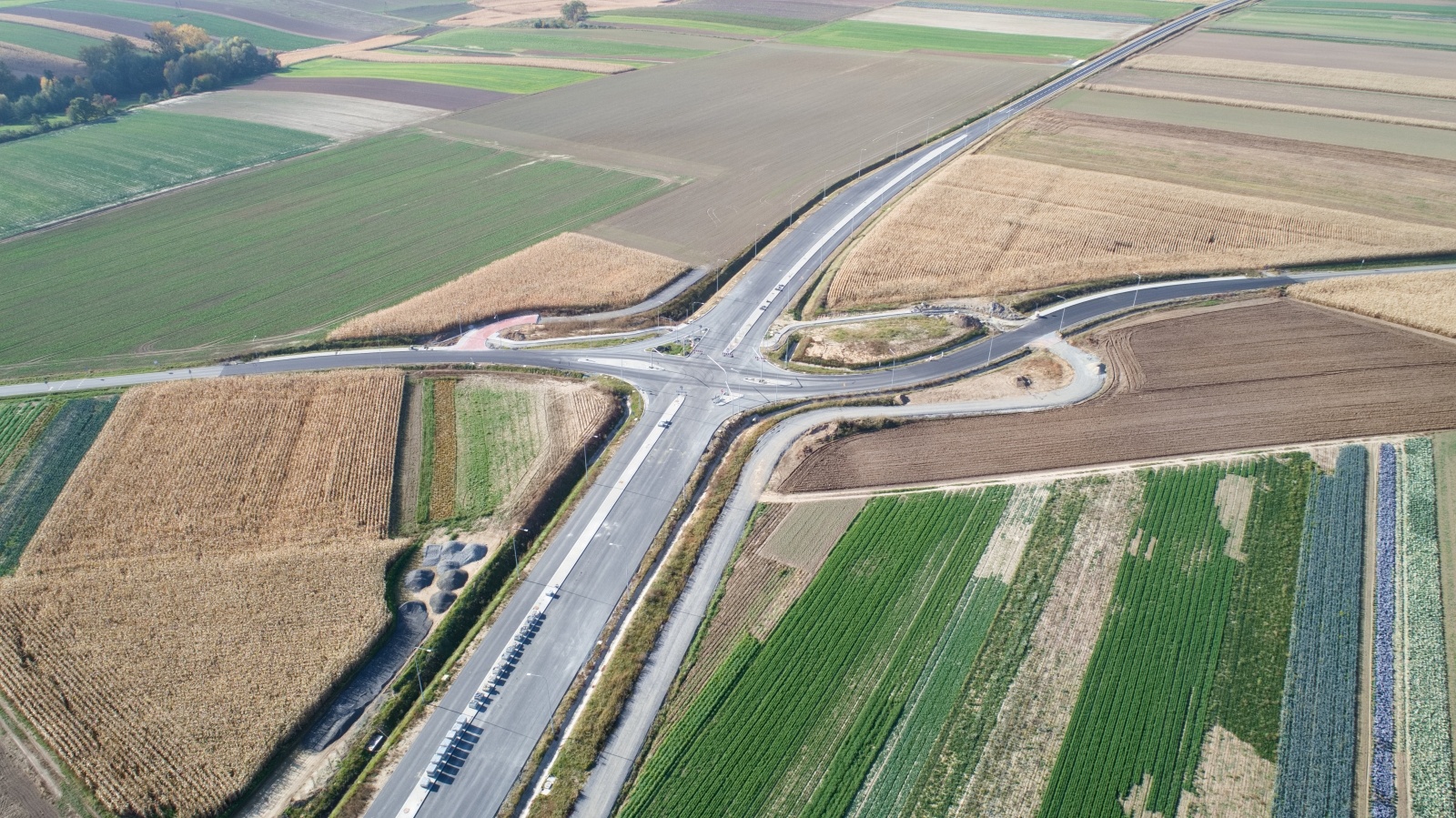 Zdjęcie w galerii na portalu naszraciborz.pl: Wschodnia obwodnica Raciborza [FOTO i WIDEO z 24.10.2021] wiadomości z regionu