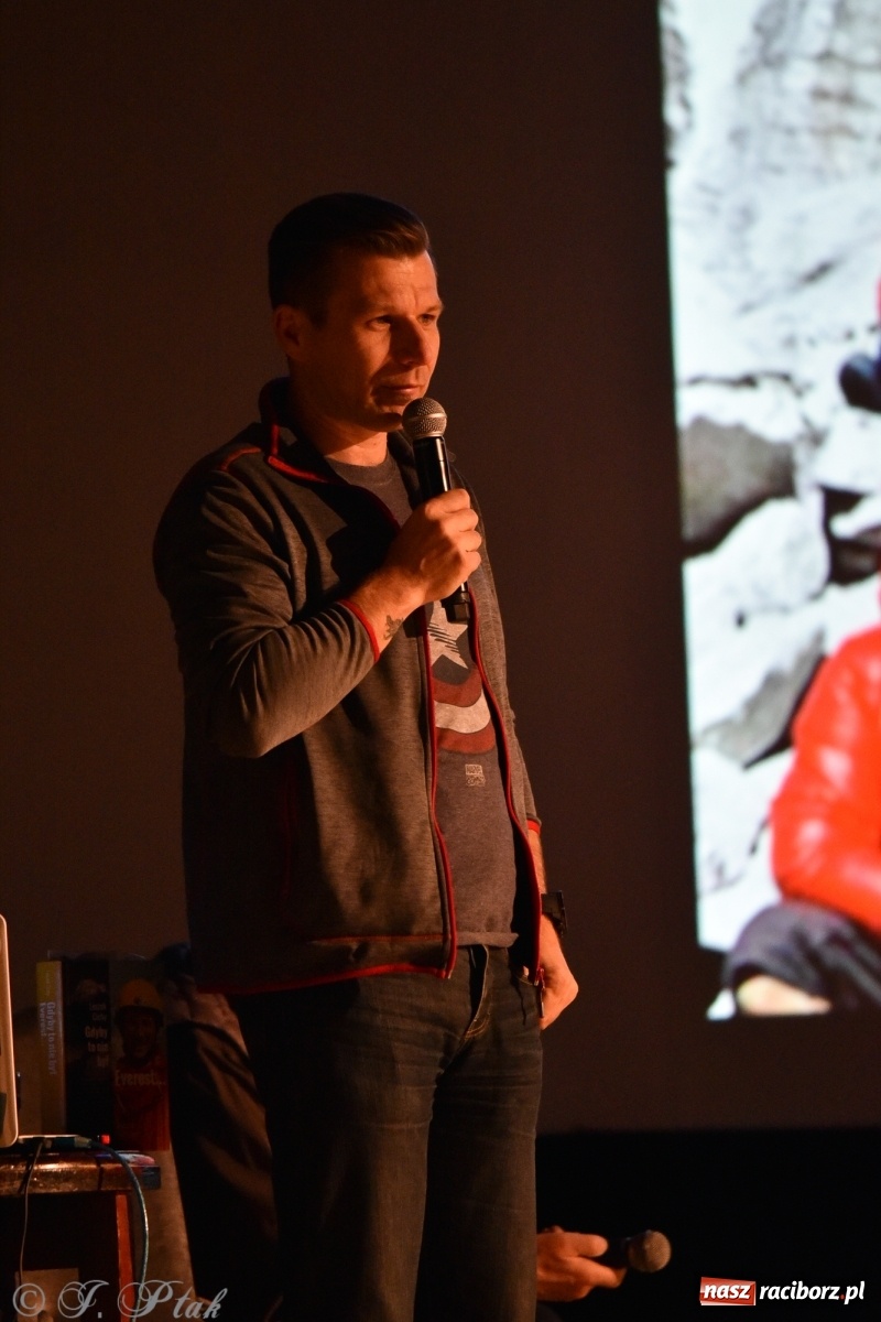 Zdjęcie w galerii na portalu naszraciborz.pl: Góry Świata Leszka Cichego na finał Wiatraków wiadomości z regionu