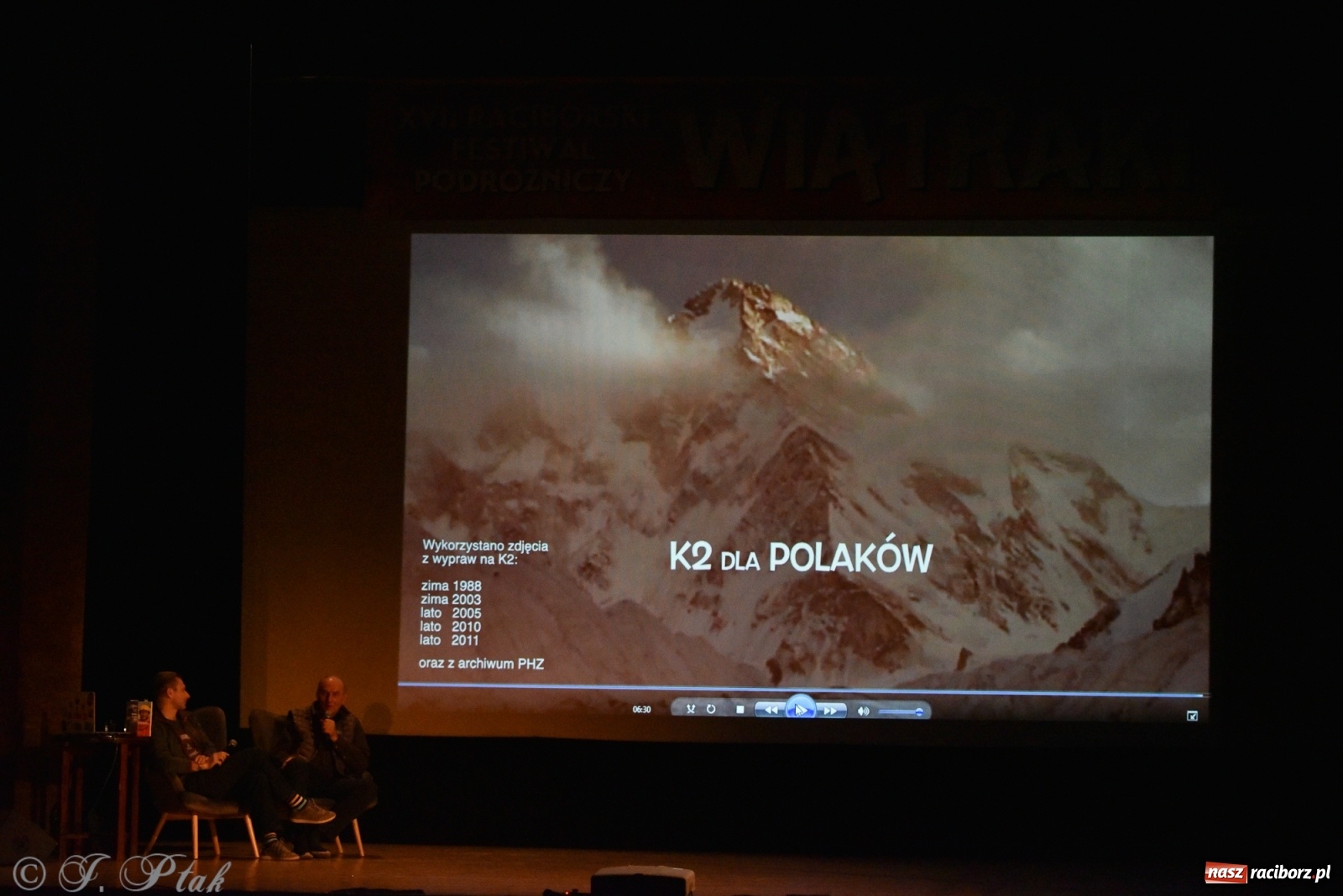 Zdjęcie w galerii na portalu naszraciborz.pl: Góry Świata Leszka Cichego na finał Wiatraków wiadomości z regionu