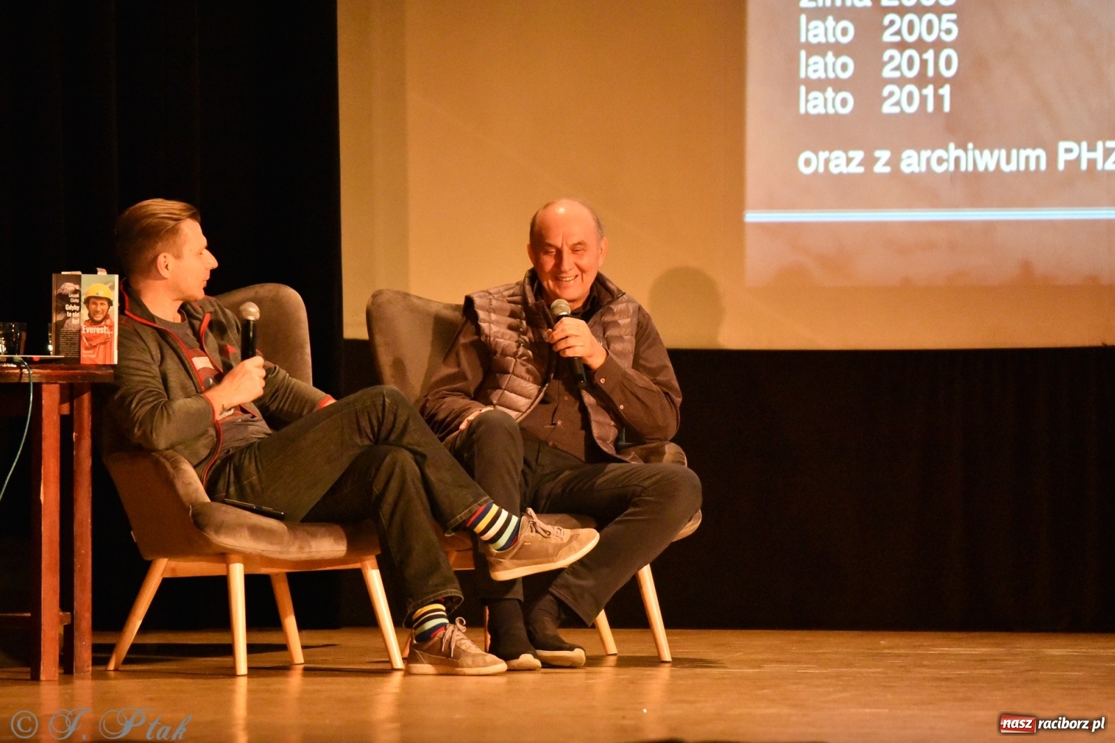 Zdjęcie w galerii na portalu naszraciborz.pl: Góry Świata Leszka Cichego na finał Wiatraków wiadomości z regionu