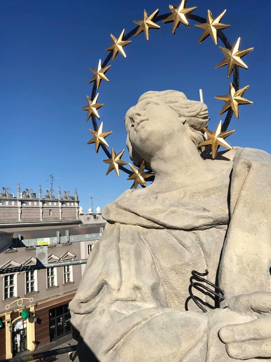 Zdjęcie w galerii na portalu naszraciborz.pl: Kolumna jak nowa. Bezcenny zabytek znów błyszczy wiadomości z regionu