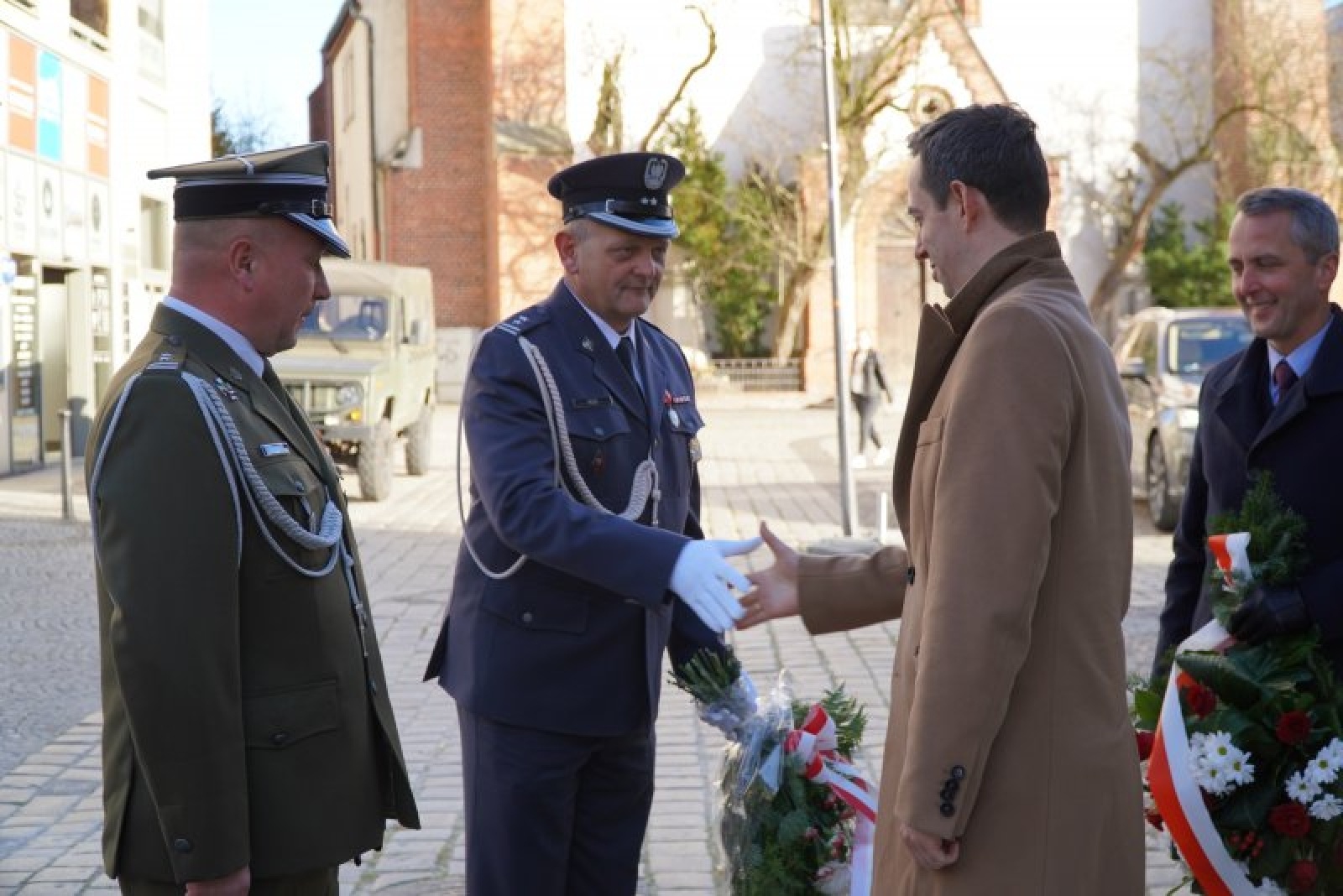 Zdjęcie w galerii na portalu naszraciborz.pl: Połączył ich Gowin. Wiceminister obrony gościem prezydenta Raciborza wiadomości z regionu