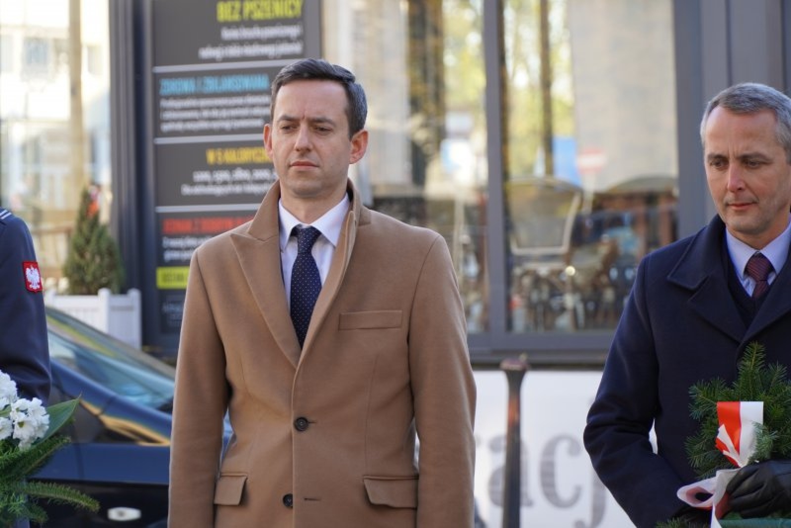 Zdjęcie w galerii na portalu naszraciborz.pl: Połączył ich Gowin. Wiceminister obrony gościem prezydenta Raciborza wiadomości z regionu