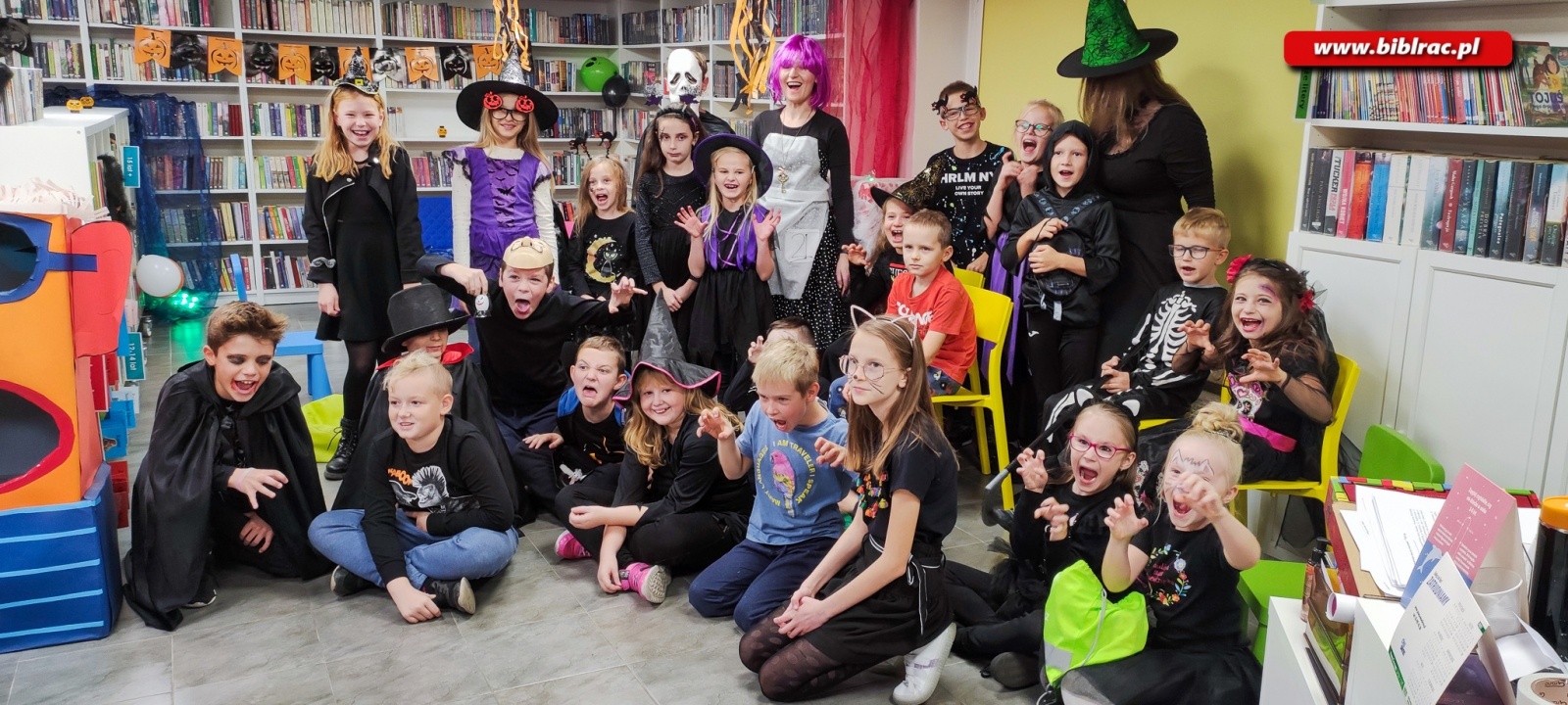 Zdjęcie w galerii na portalu naszraciborz.pl: Strasznie fajna noc w bibliotece w Brzeziu wiadomości z regionu