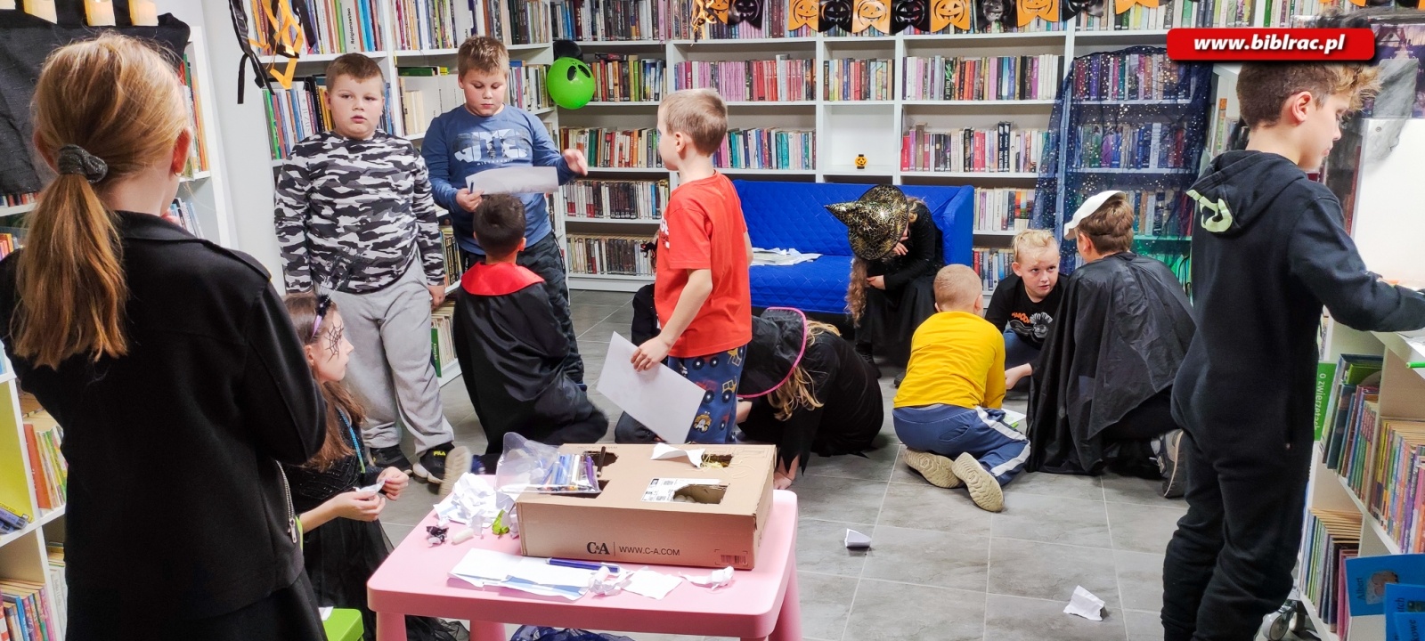 Zdjęcie w galerii na portalu naszraciborz.pl: Strasznie fajna noc w bibliotece w Brzeziu wiadomości z regionu