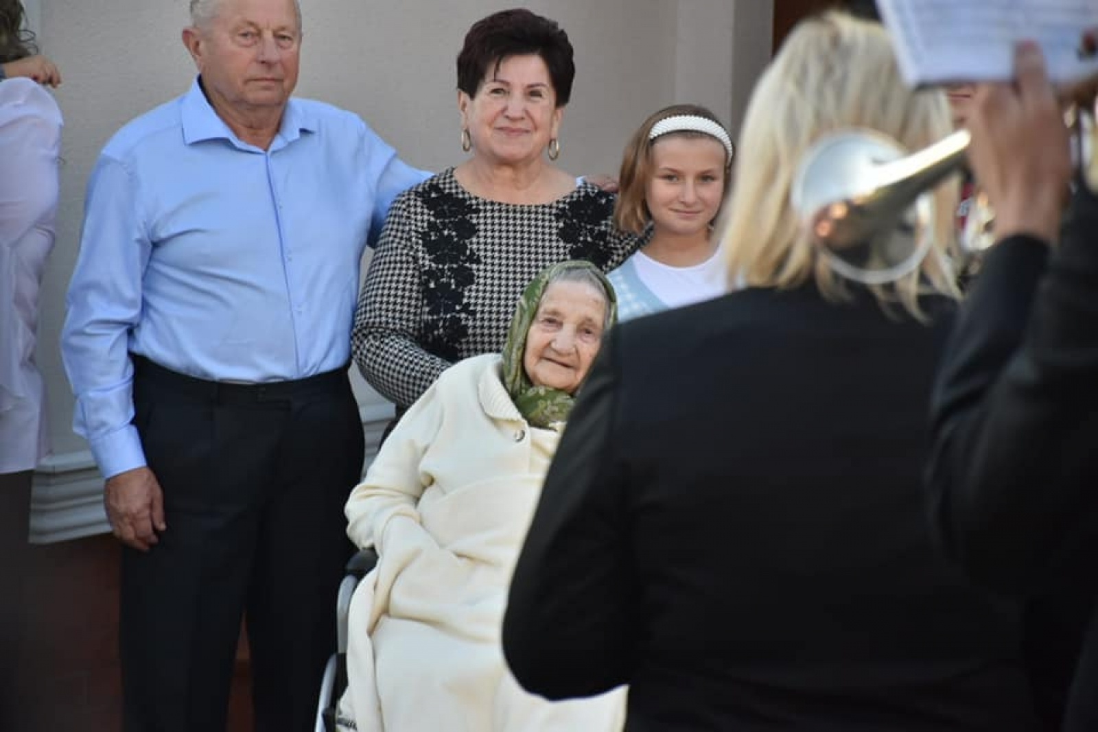 Zdjęcie w galerii na portalu naszraciborz.pl: W Bieńkowicach hucznie obchodzono setne urodziny Marii Korzonek wiadomości z regionu