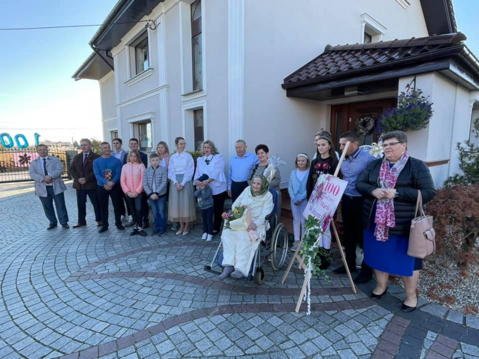 Zdjęcie w galerii na portalu naszraciborz.pl: W Bieńkowicach hucznie obchodzono setne urodziny Marii Korzonek wiadomości z regionu