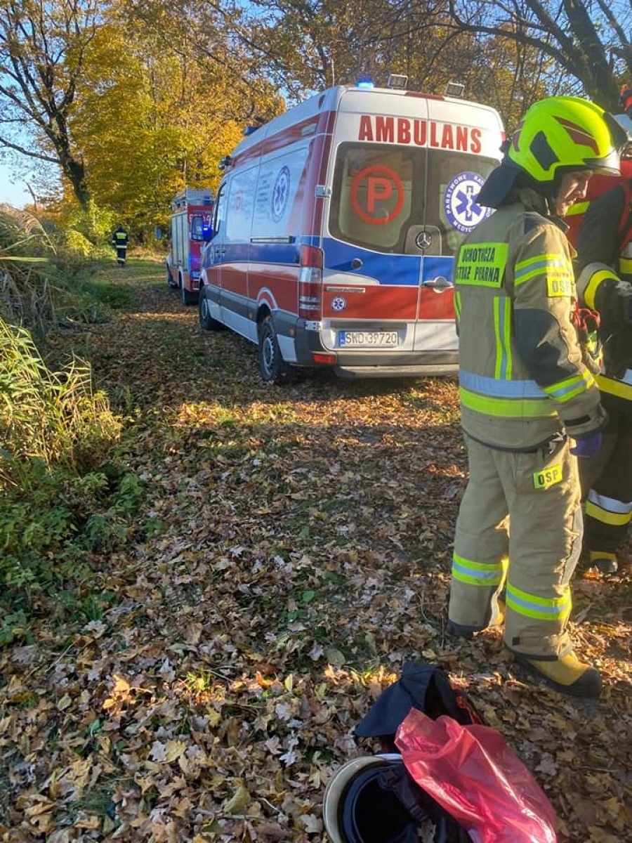 Zdjęcie w galerii na portalu naszraciborz.pl: Jedna osoba ranna w wypadku z bryczką w Lubomi wiadomości z regionu